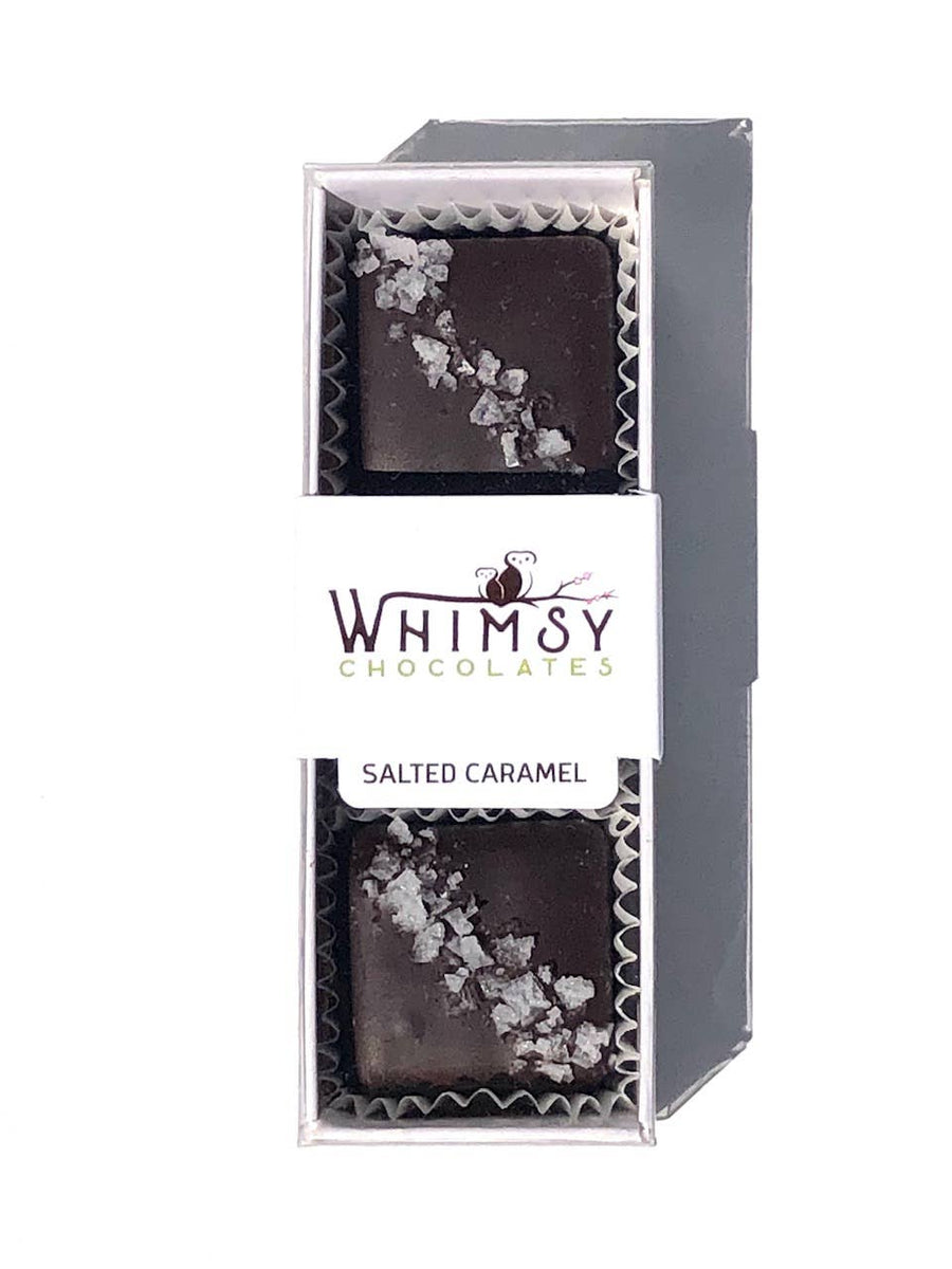 Whimsy Chocolates Treats Milk Salted Caramel- 3pc