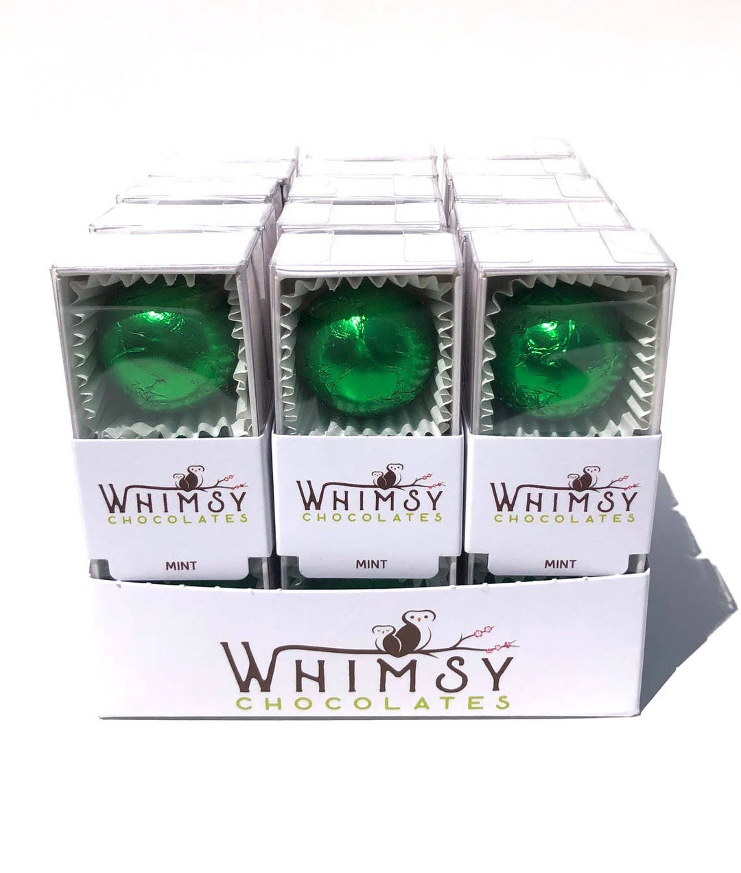 Whimsy Chocolates Treats Mint Meltaway - 3pc