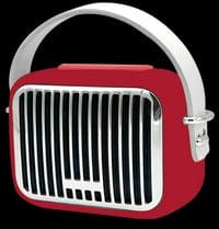 Wireless Express Musical Toys Wireless Bluetooth Retro Speaker - Red