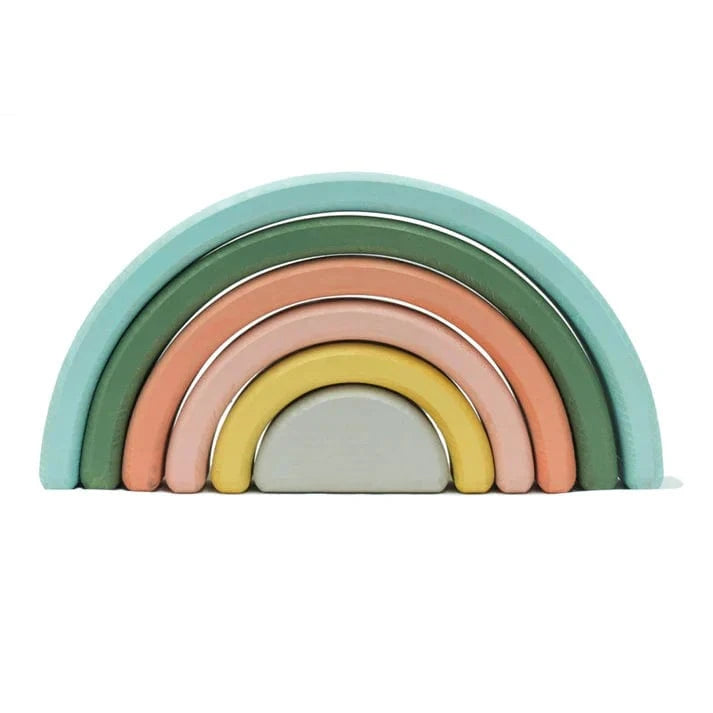 Wonder & Wise Baby Toy Rainbow Nesting Blocks | Wonder & Wise