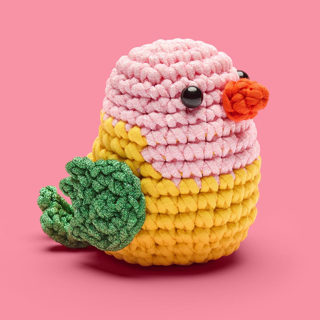 Woobles Gifts Cupid the Lovebird Crochet Kit | The Woobles