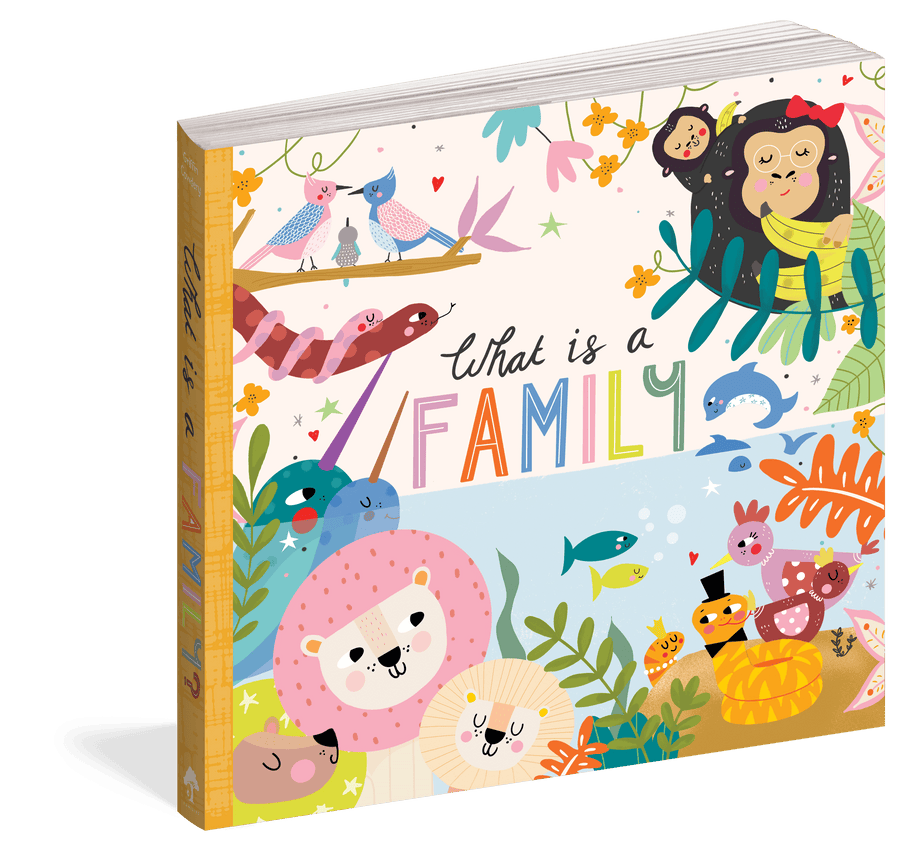 Workman Publishing Board Book What Is a Family?