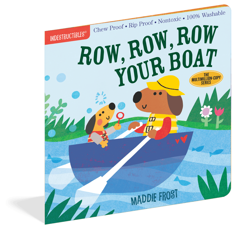Workman Publishing Books Indestructibles: Row, Row, Row Your Boat