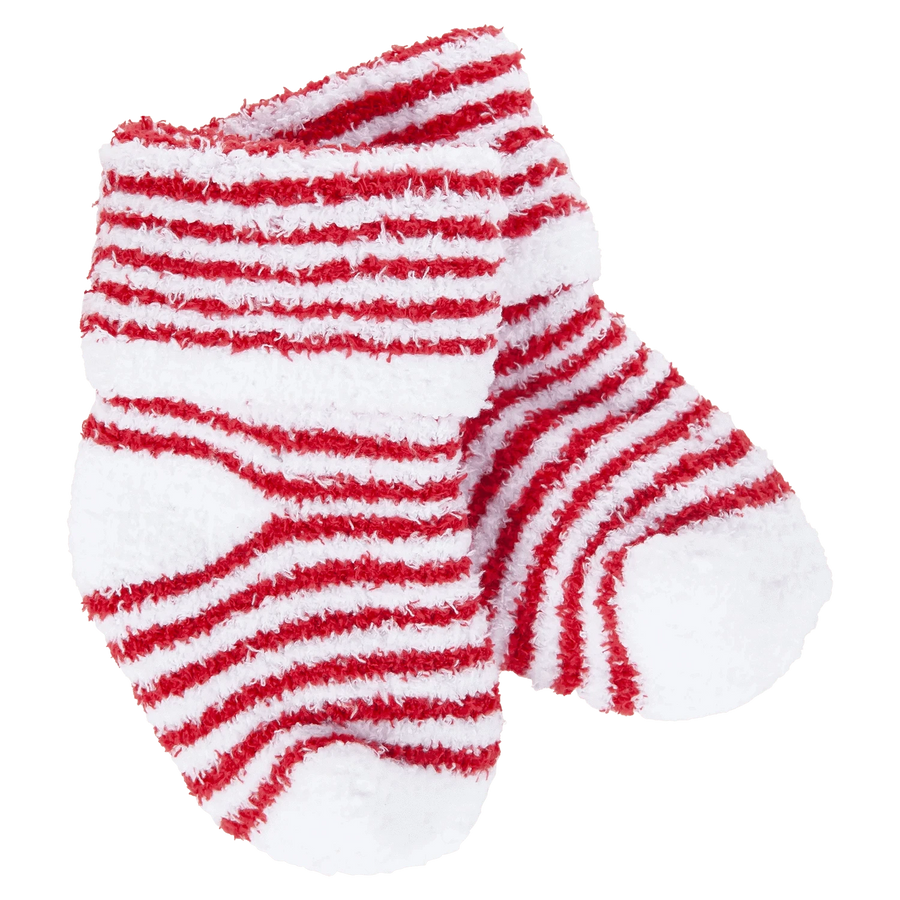 World's Softest Socks Baby Snug Infant Cozy Crew - Red Stripe