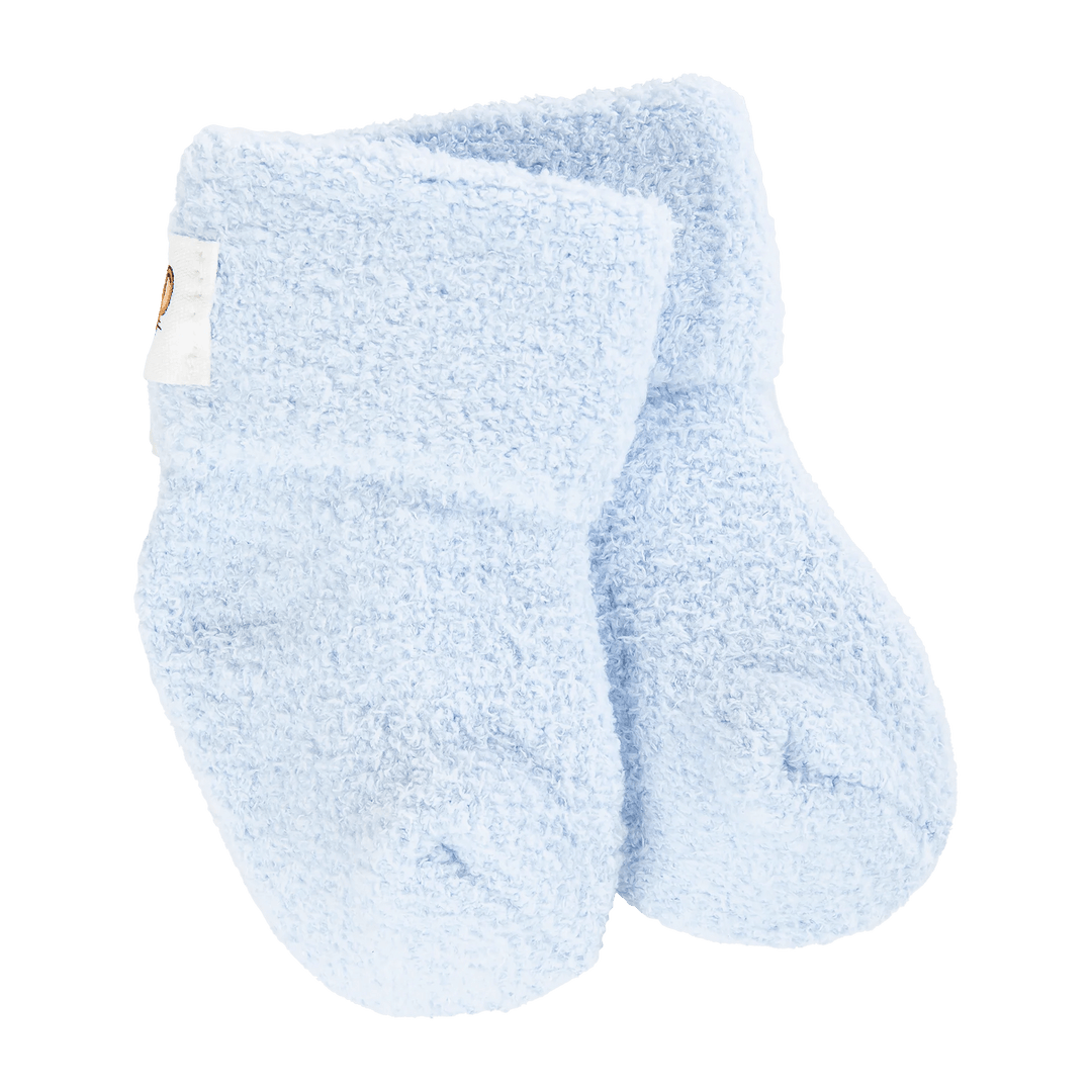 World's Softest Socks Baby & Toddler Socks & Tights Cozy Cuff Infant Crew -  Oxford Blue