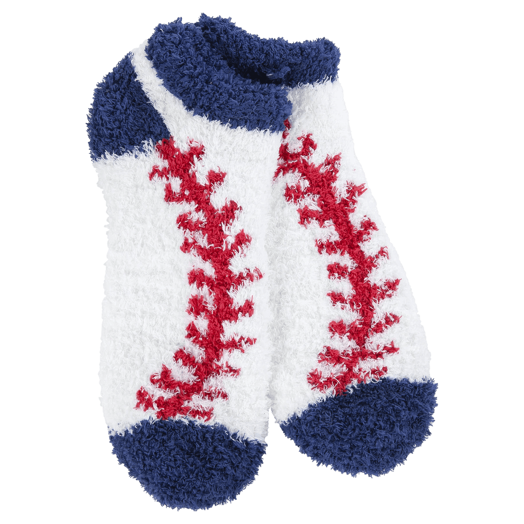 World's Softest Socks Baby & Toddler Socks & Tights Cozy Low - Baseball