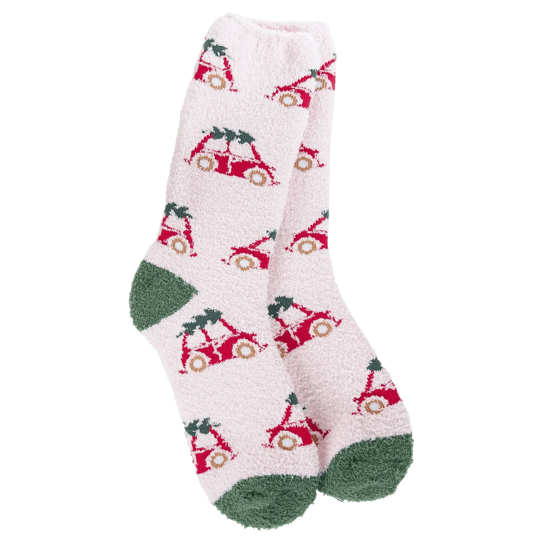 World's Softest Socks Holiday Holiday Cozy Crew - Holiday Bug