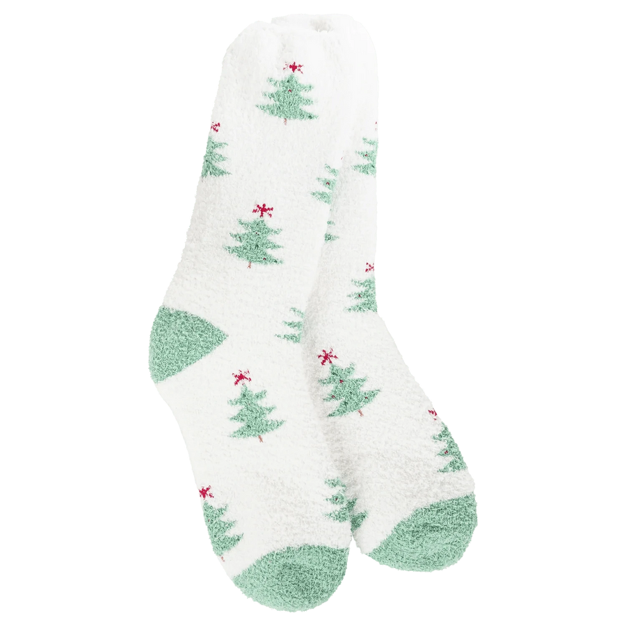 World's Softest Socks Holiday Holiday Cozy Crew - Holiday Forest