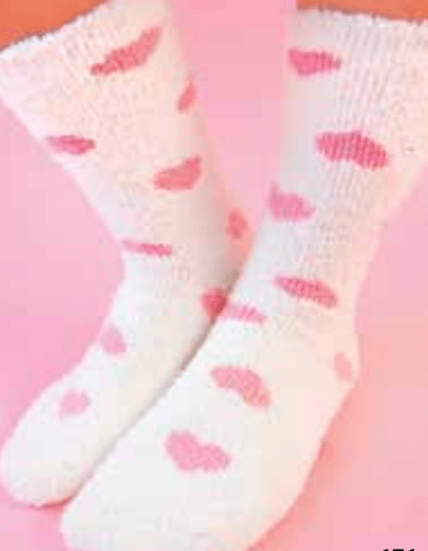 World's Softest Socks Socks Up/Down Heart Socks