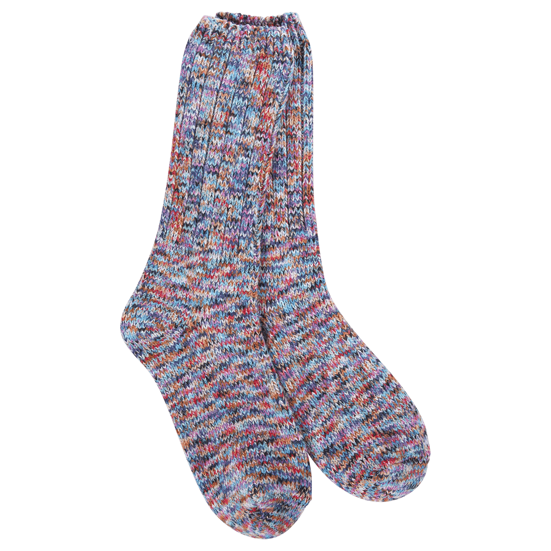 World's Softest Socks Socks Weekend Ragg Crew - Indigo