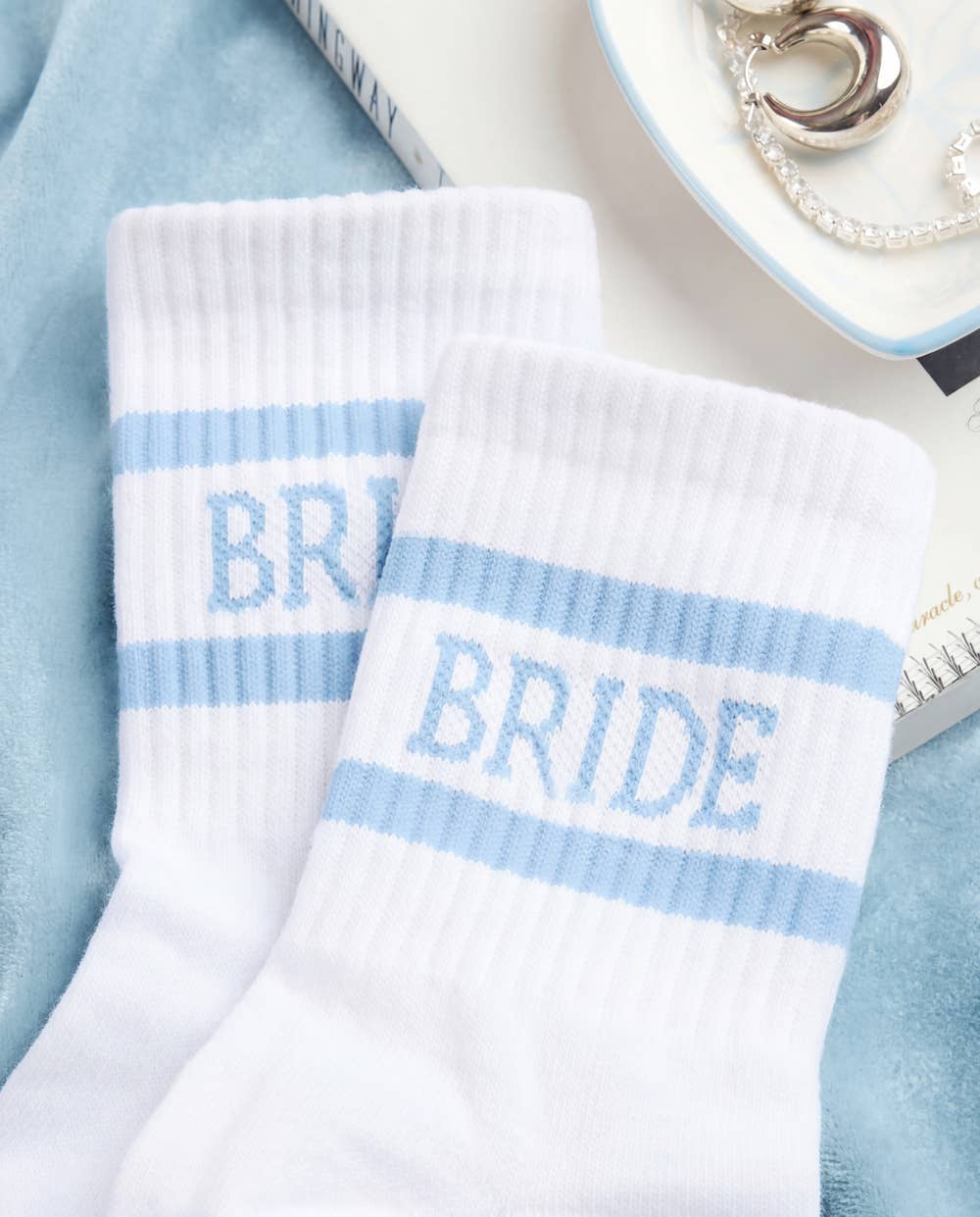 xo, Fetti Gifts Blue Bride Socks