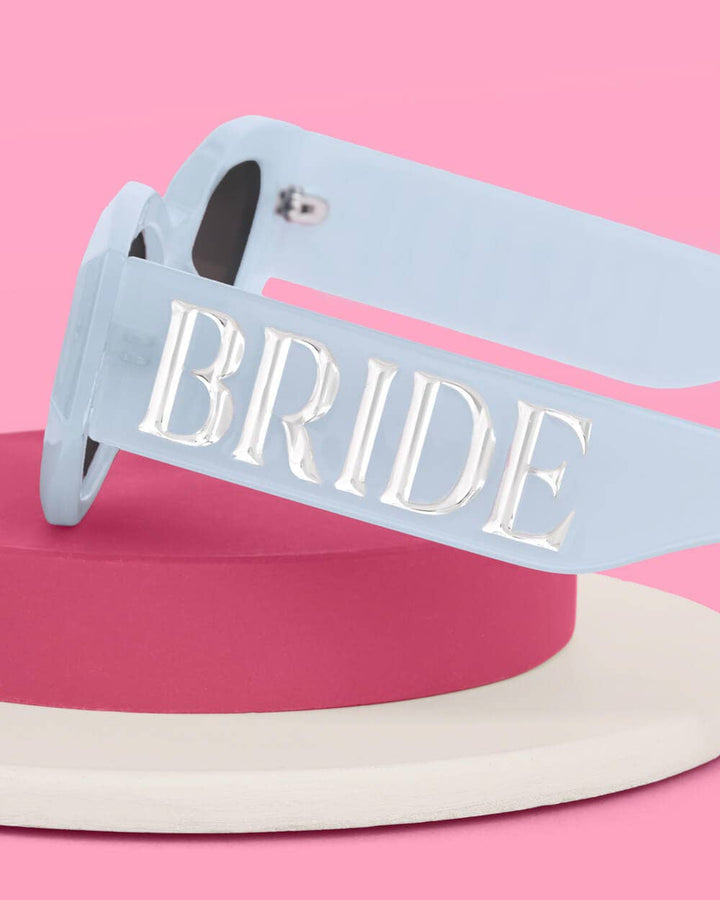 xo, Fetti Gifts Blue Bride Sunglasses