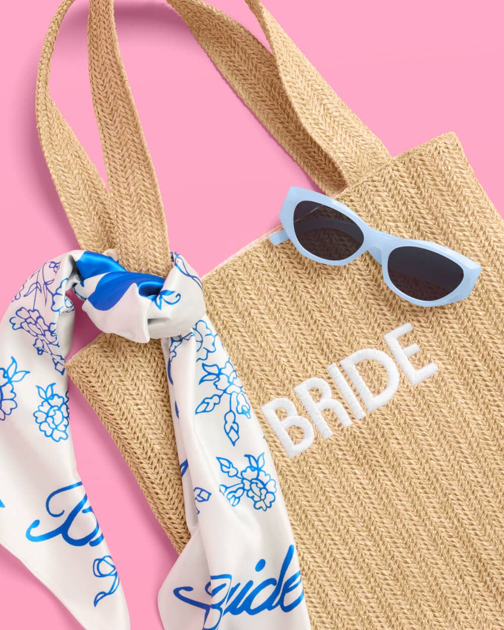 xo, Fetti Gifts Blue Bride Sunglasses
