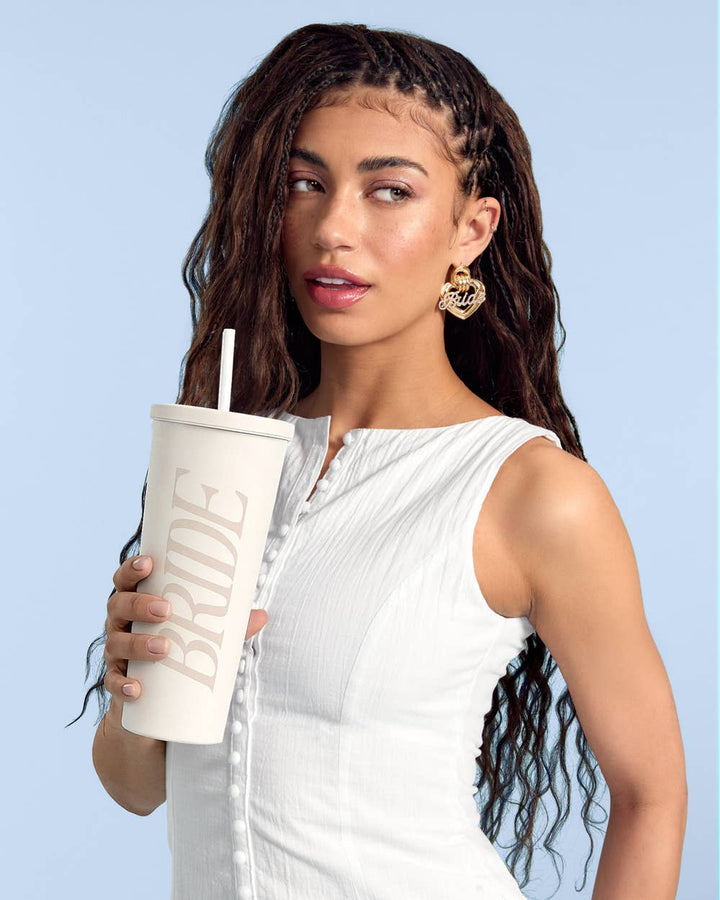 xo, Fetti Gifts Bride Monochromatic Tumbler