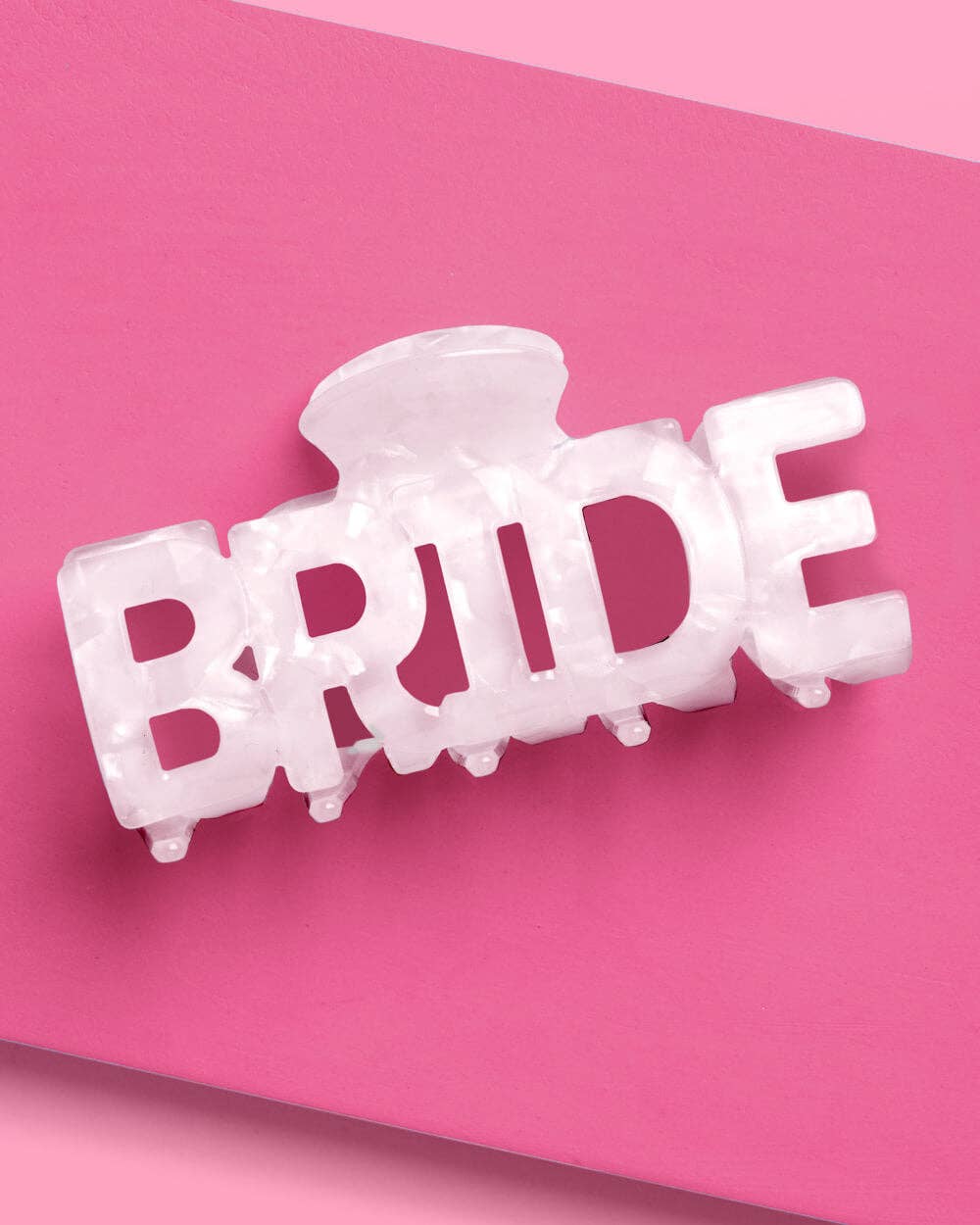 xo, Fetti Gifts Bride Word Claw Clip
