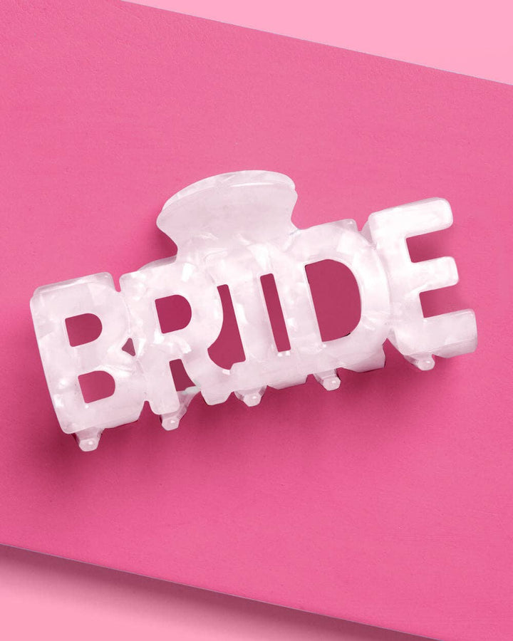xo, Fetti Gifts Bride Word Claw Clip