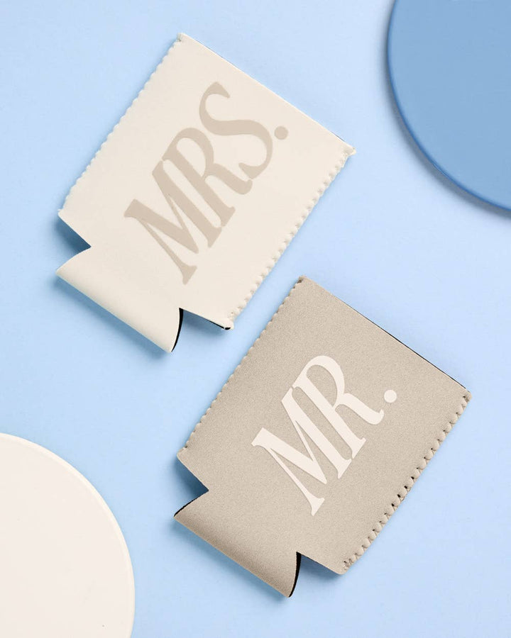 xo, Fetti Gifts Mr And Mrs Koozie Set