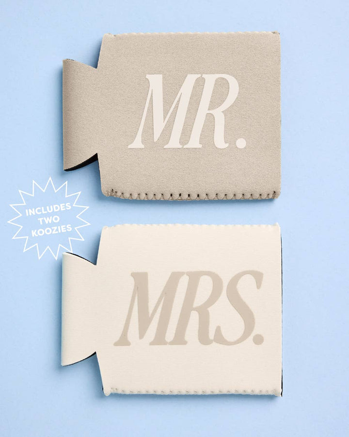 xo, Fetti Gifts Mr And Mrs Koozie Set