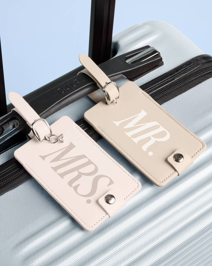 xo, Fetti Gifts Mr And Mrs Luggage Tags