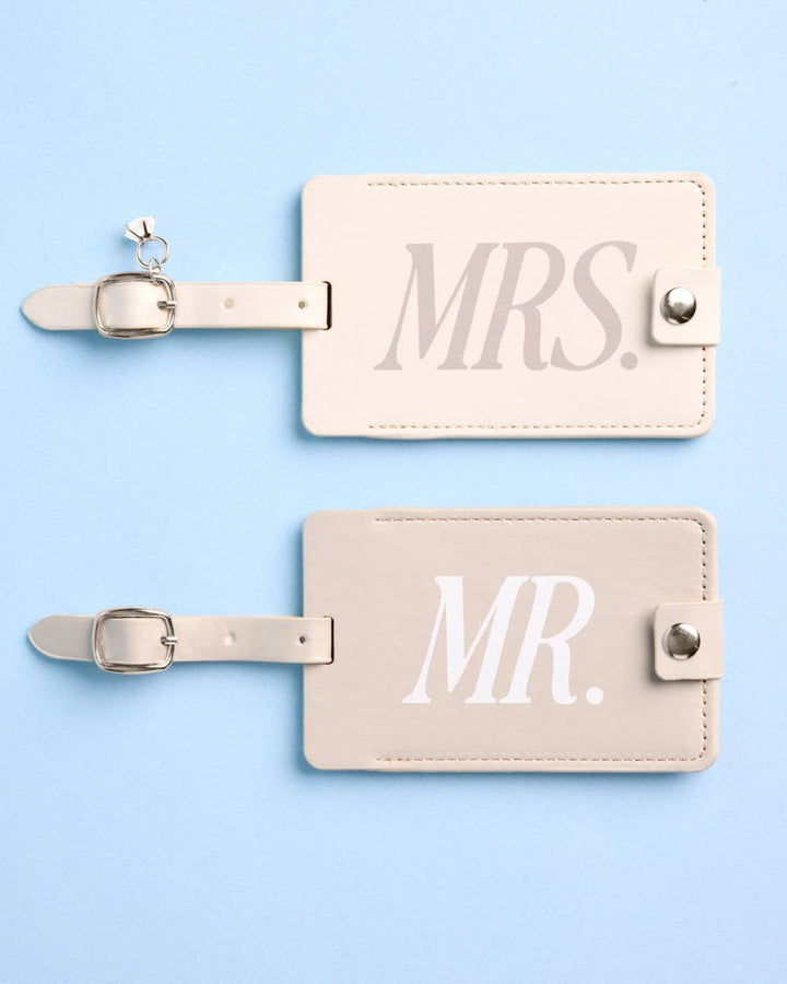 xo, Fetti Gifts Mr And Mrs Luggage Tags