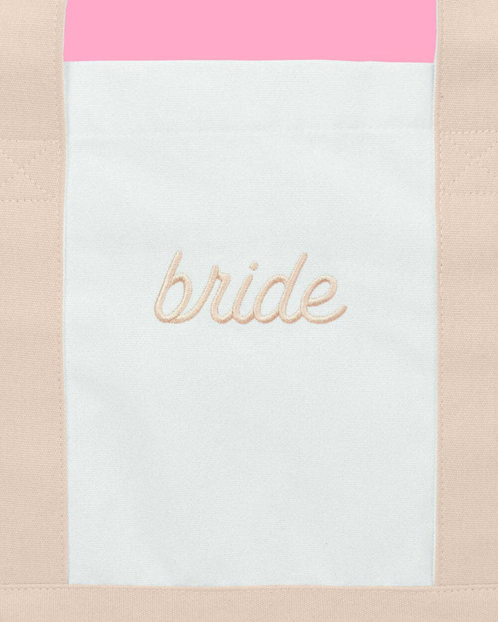 xo, Fetti Gifts Neutral Bride Boat Tote Bag
