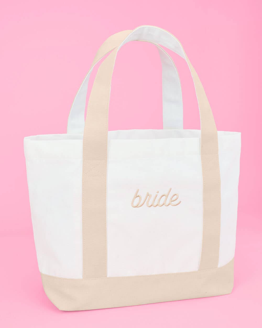 xo, Fetti Gifts Neutral Bride Boat Tote Bag