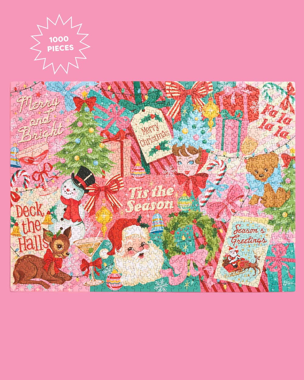 xo, Fetti Gifts Pinkmas Jigsaw Puzzle - 1000 pc