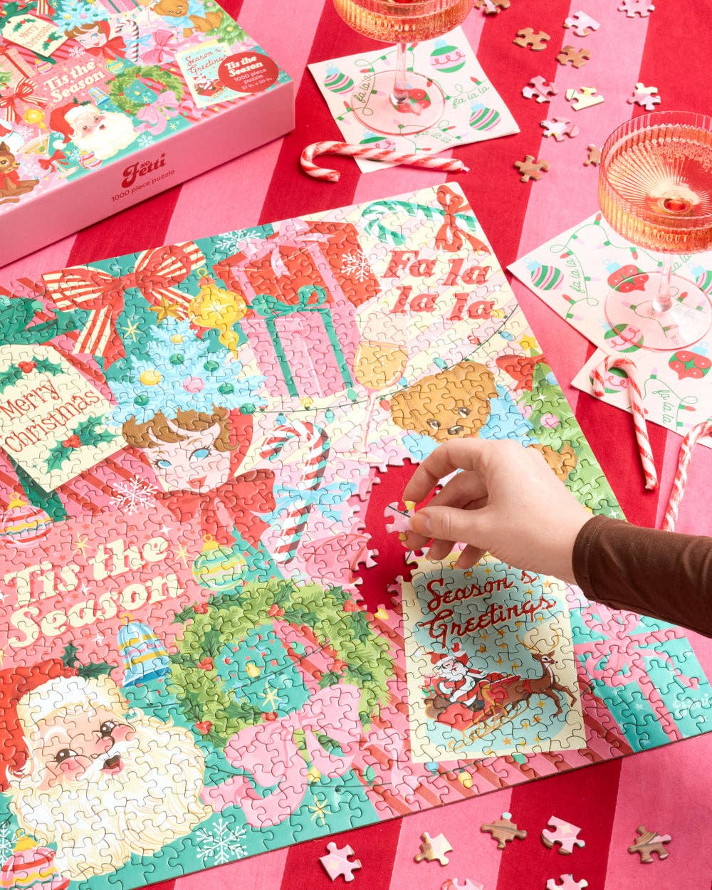xo, Fetti Gifts Pinkmas Jigsaw Puzzle - 1000 pc
