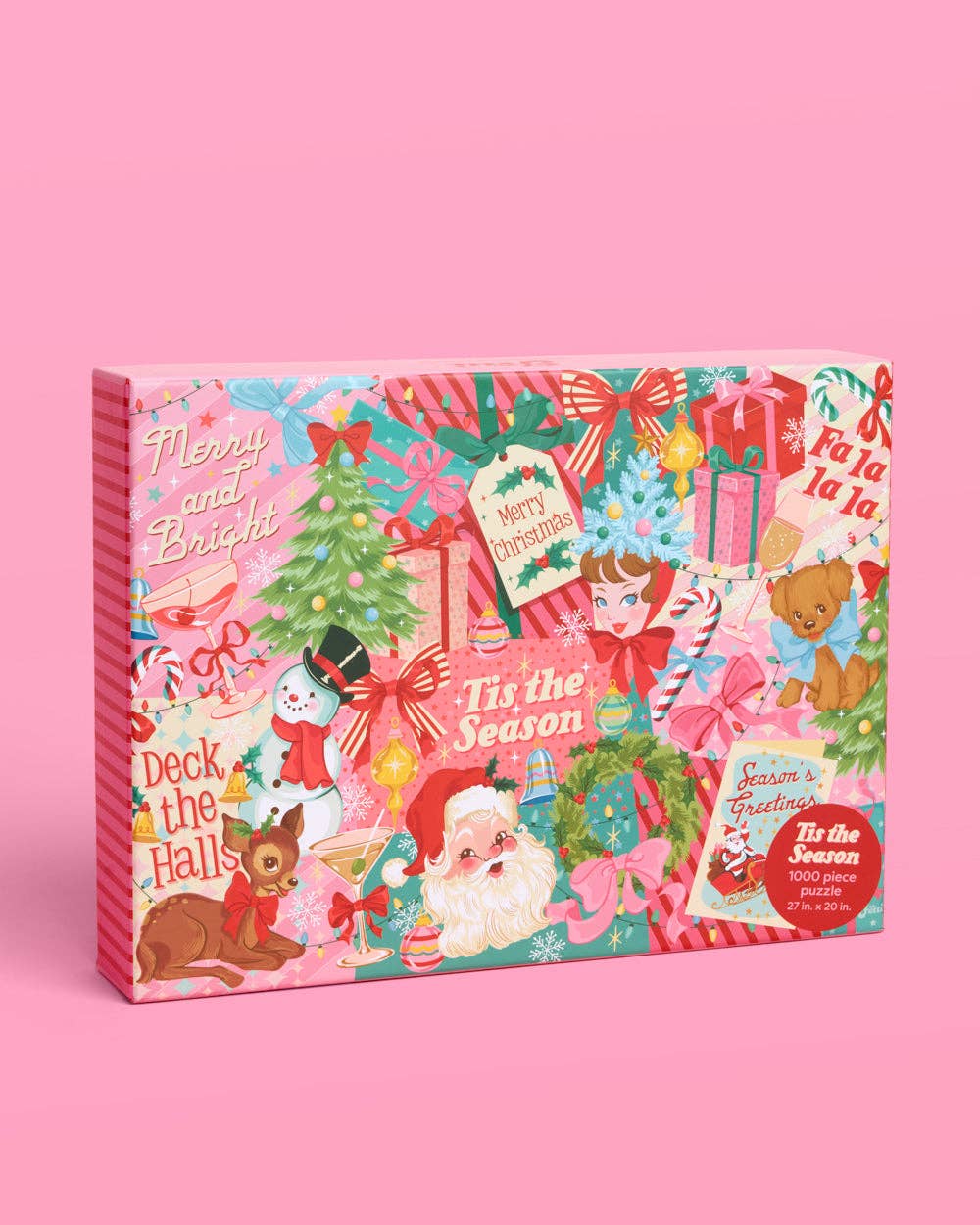 xo, Fetti Gifts Pinkmas Jigsaw Puzzle - 1000 pc