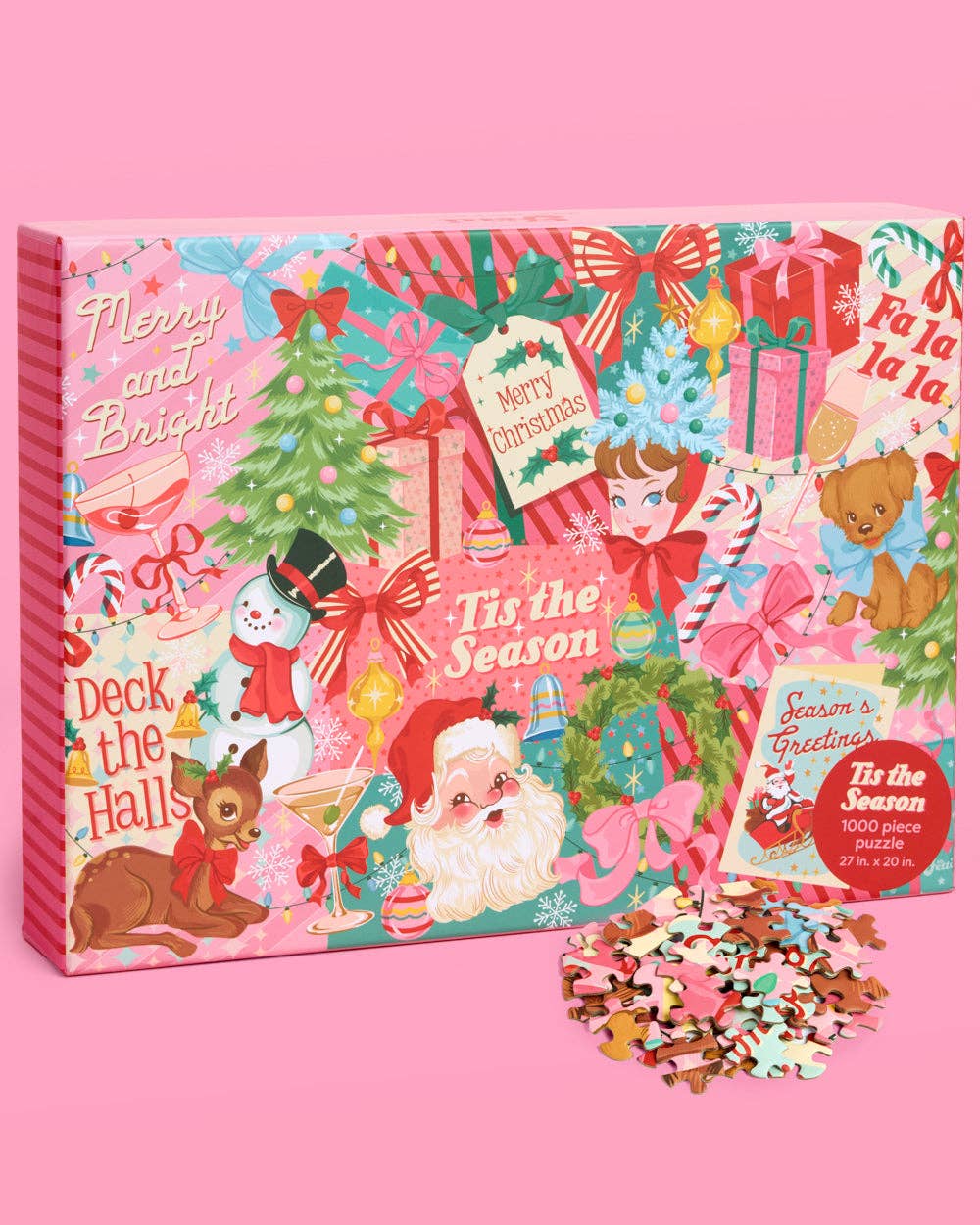 xo, Fetti Gifts Pinkmas Jigsaw Puzzle - 1000 pc