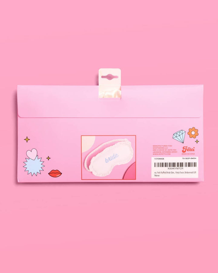 xo, Fetti Gifts Ruffled Bride Sleep Mask