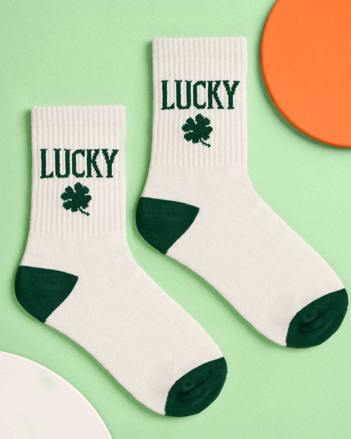 xo, Fetti Holiday St. Pattys Socks | St Patrick's Day, Shamrock Luck AccessorY