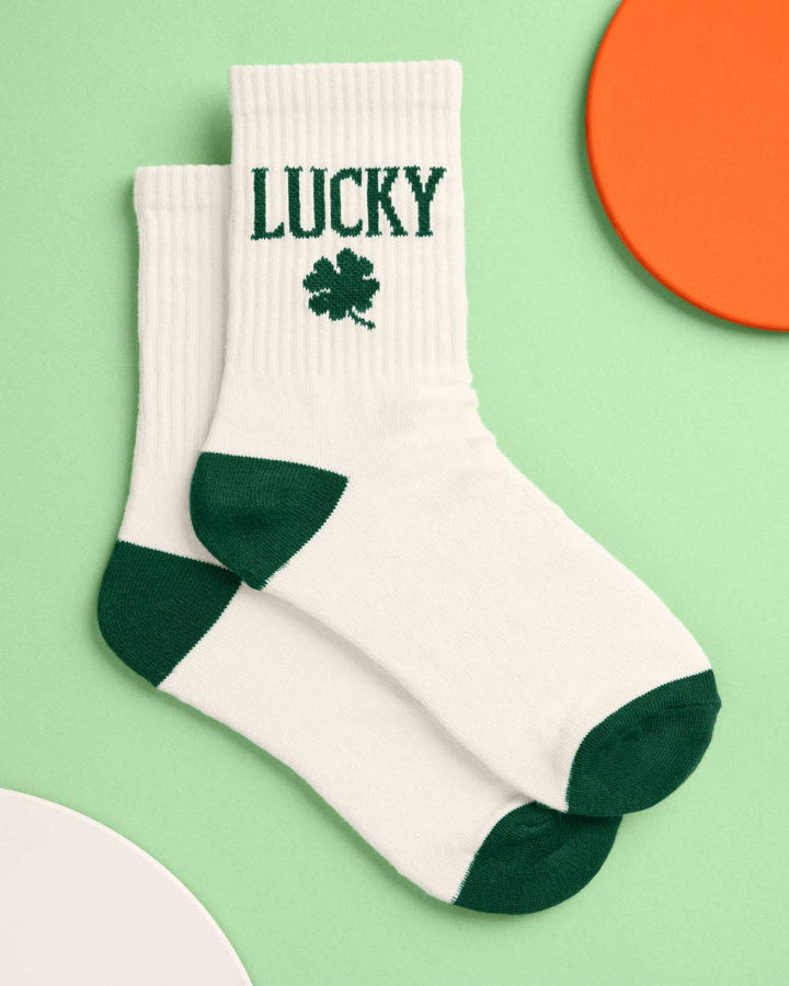 xo, Fetti Holiday St. Pattys Socks | St Patrick's Day, Shamrock Luck AccessorY
