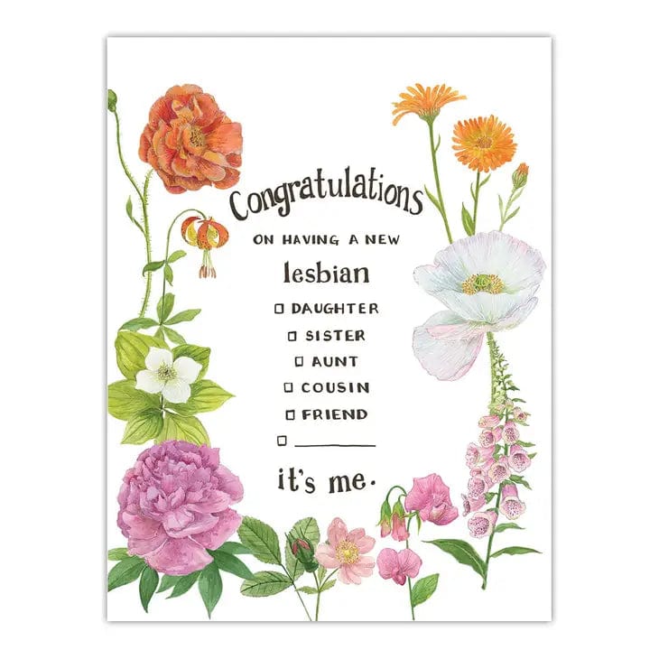 Yardia Card Lesbian Coming Out Card