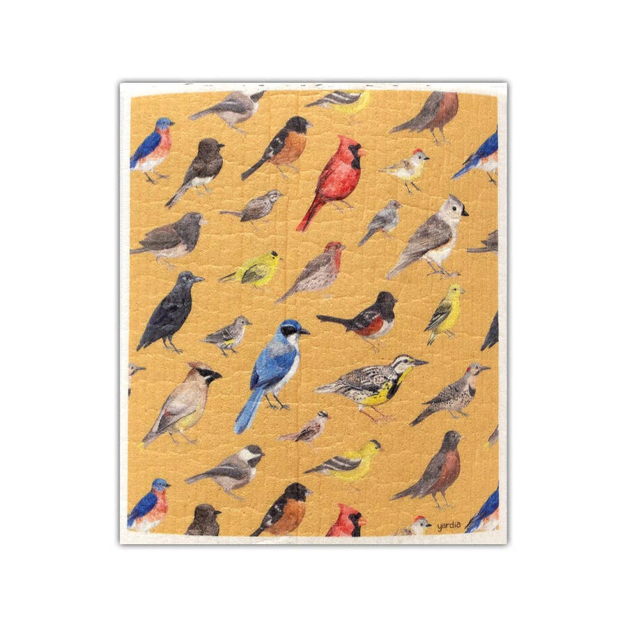 Yardia Home Birds Sponge Cloth - Eco-Friendly Cellulose Dish Cloth