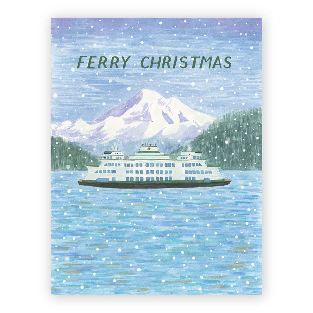 Yardia Home Ferry Christmas Cards - Set of 6 Boxed Christmas Cards