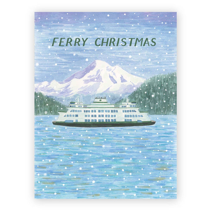 Yardia Home Ferry Christmas Cards - Set of 6 Boxed Christmas Cards