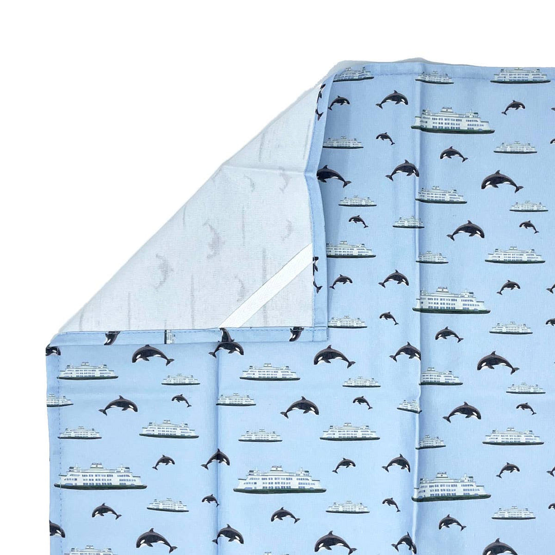 Yardia Home Ferry Tea Towel - Organic Cotton Kitchen Towel