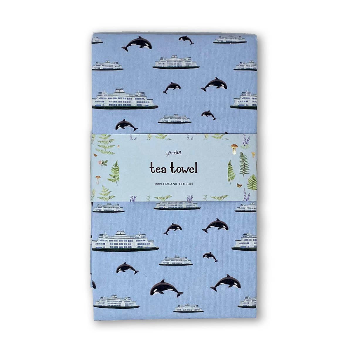 Yardia Home Ferry Tea Towel - Organic Cotton Kitchen Towel