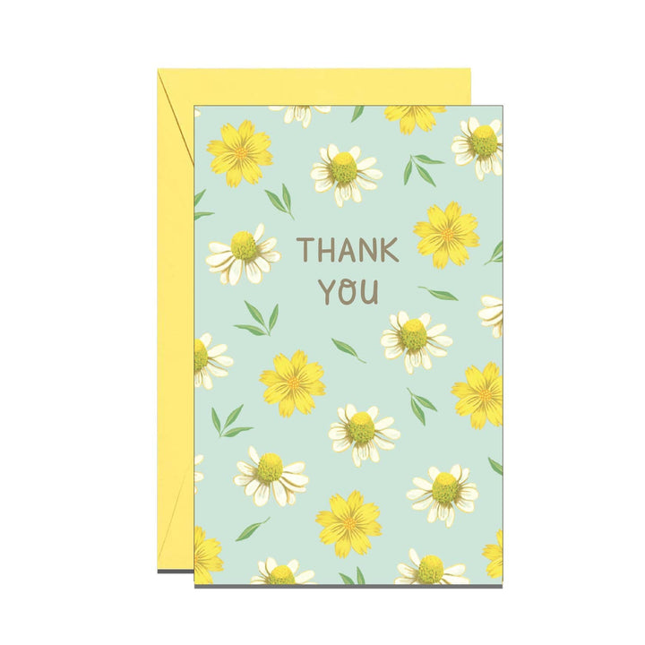 Yeppie Paper Card Thank You Flowers Enclosure Card