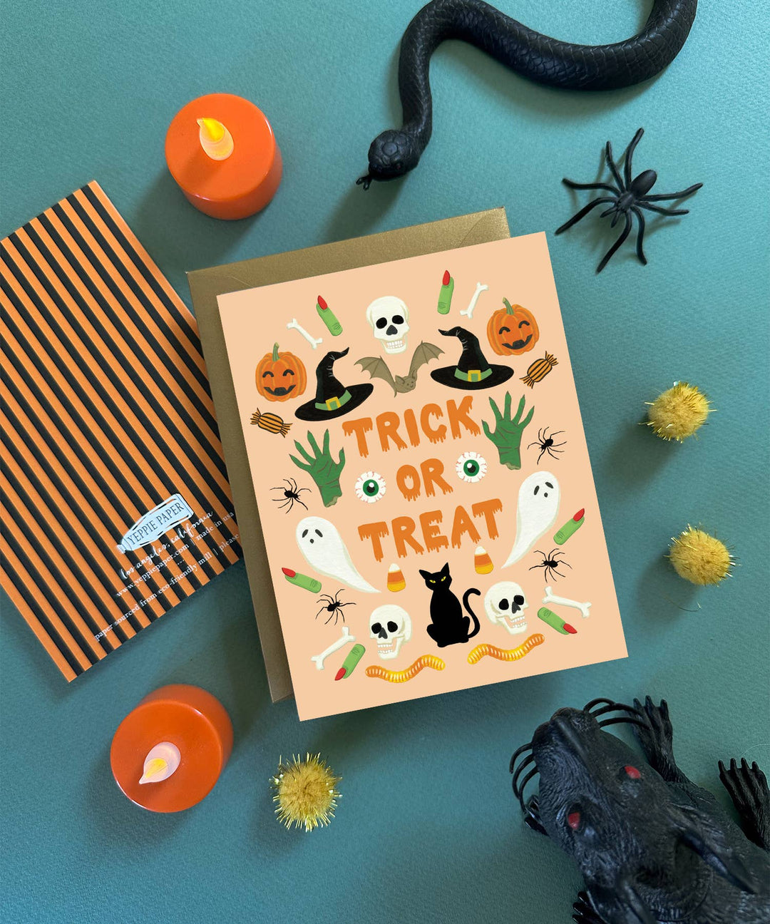 Yeppie Paper Card Trick Or Treat Halloween Card