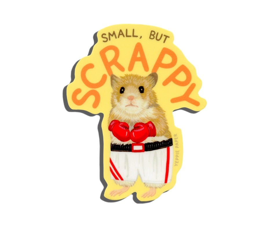 Yeppie Paper Sticker Small But Scrappy Hamster Sticker