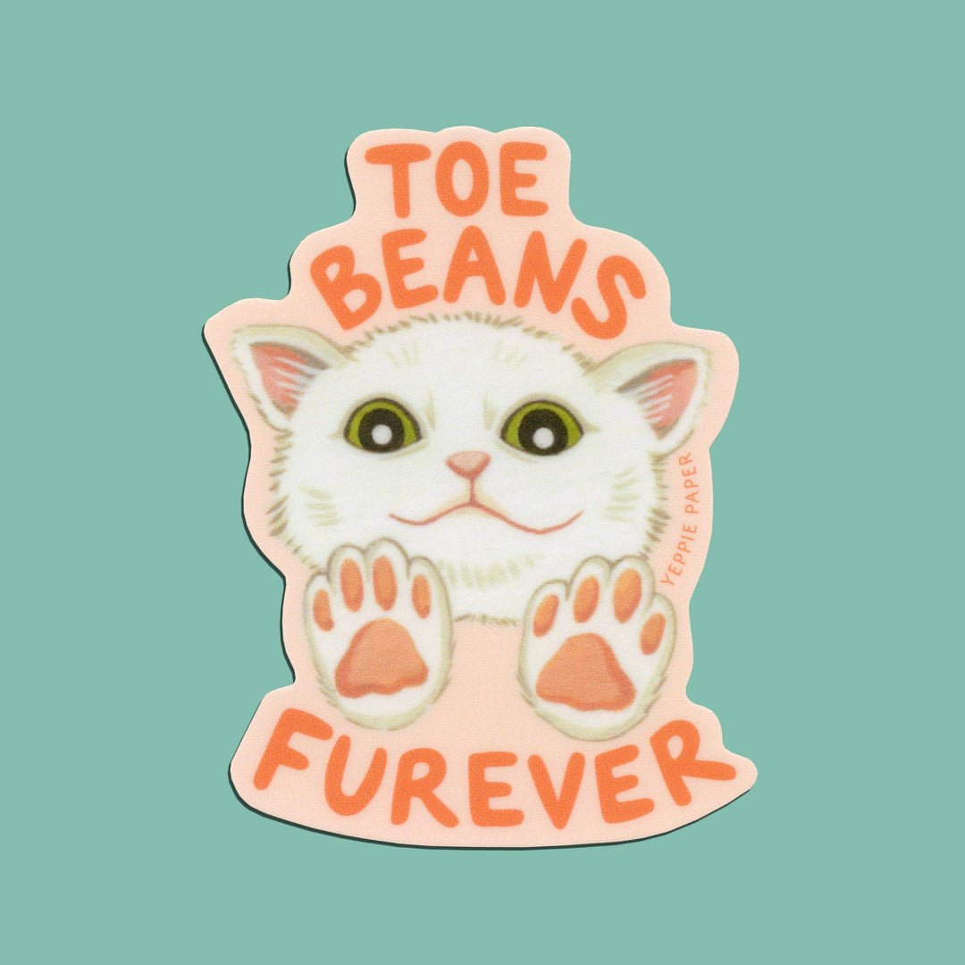 Yeppie Paper Sticker Toe Beans Furever Cat Paws Sticker