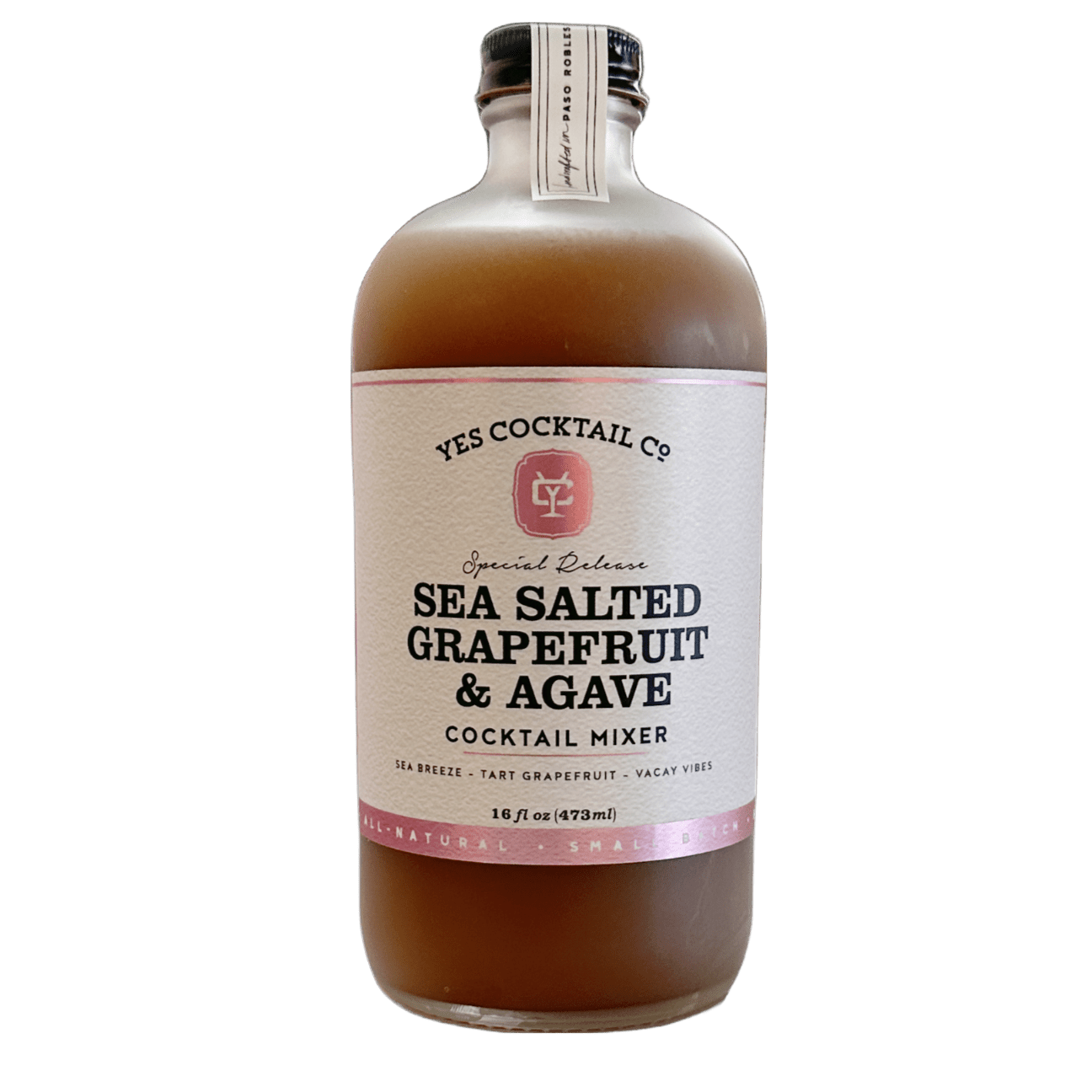 Yes Cocktail Co Sea Salted Grapefruit & Agave Cocktail Mixer