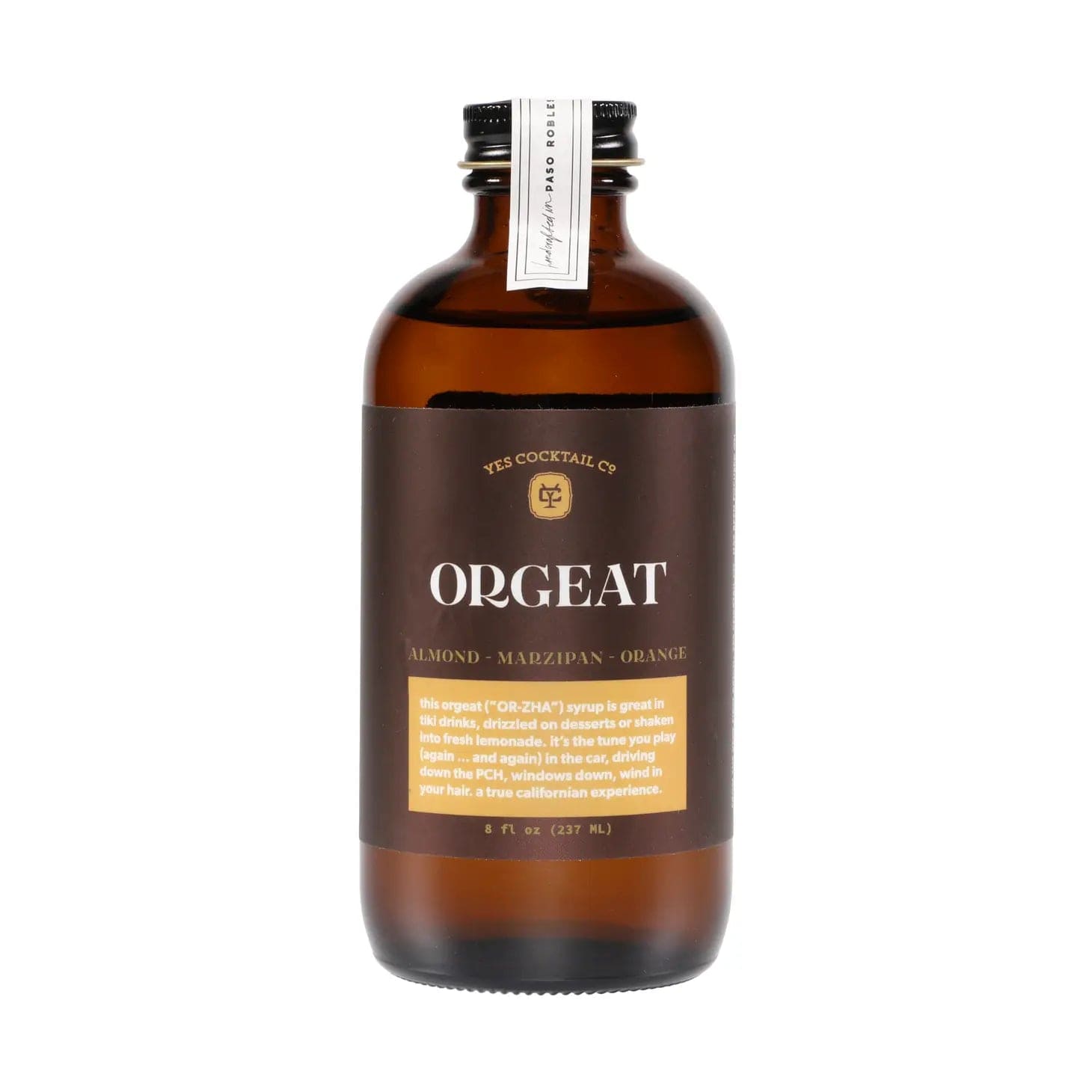 Yes Cocktail Company Cocktail Mixes Orgeat Syrup