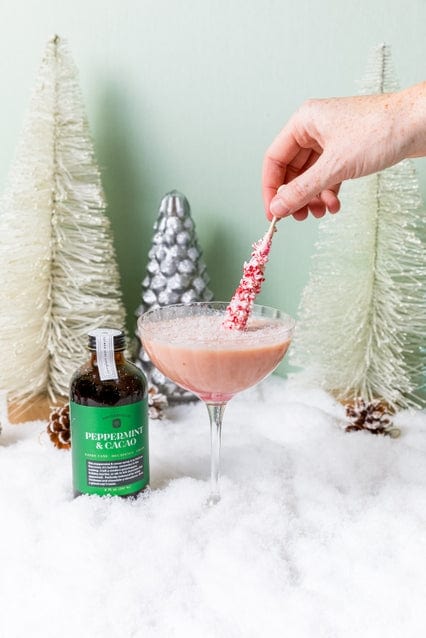 Yes Cocktail Company Cocktail Mixes Peppermint and Cacao Syrup