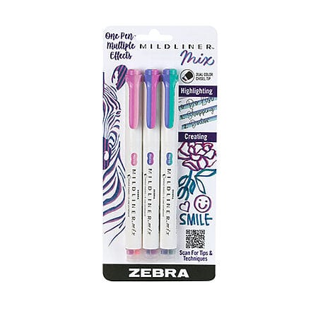 Zebra pen set Mildliner Mix Pen Set - Cool Colors