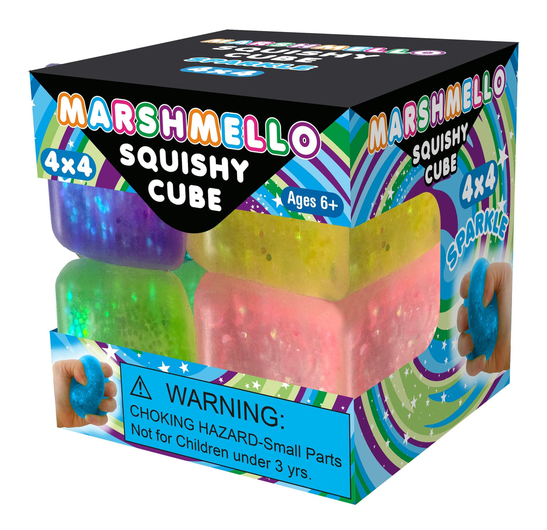 Zorbitz Toy Marshmello 4x4 Mini Cube Glitter | Zorbitz