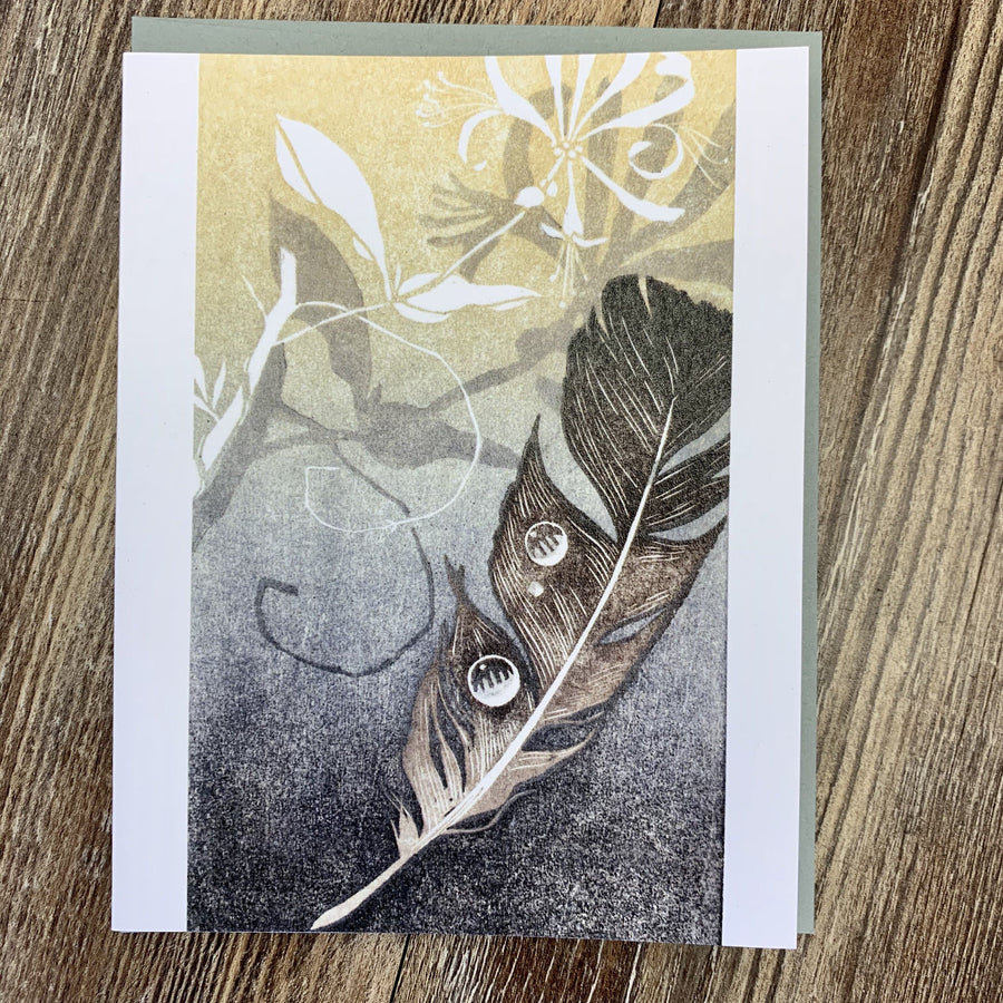 13Chestnuts Card In the Moon Garden Greeting Card