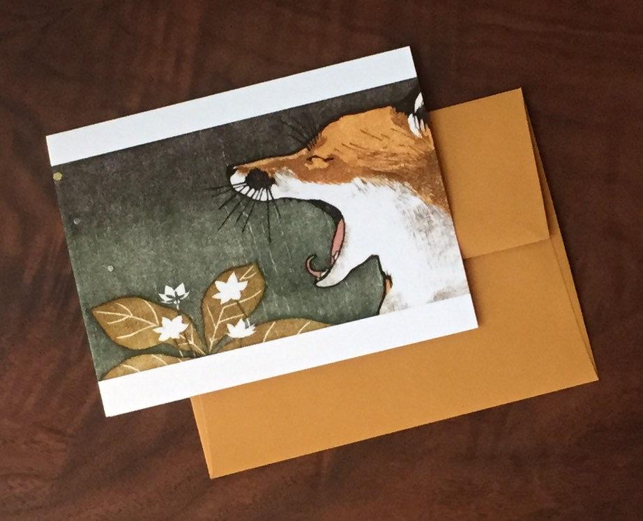 13Chestnuts Card Polaris Yawning Greeting Card